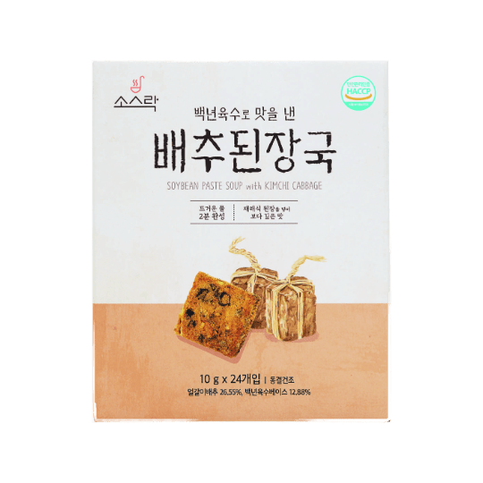 소스락 배추된장국 10g X 24